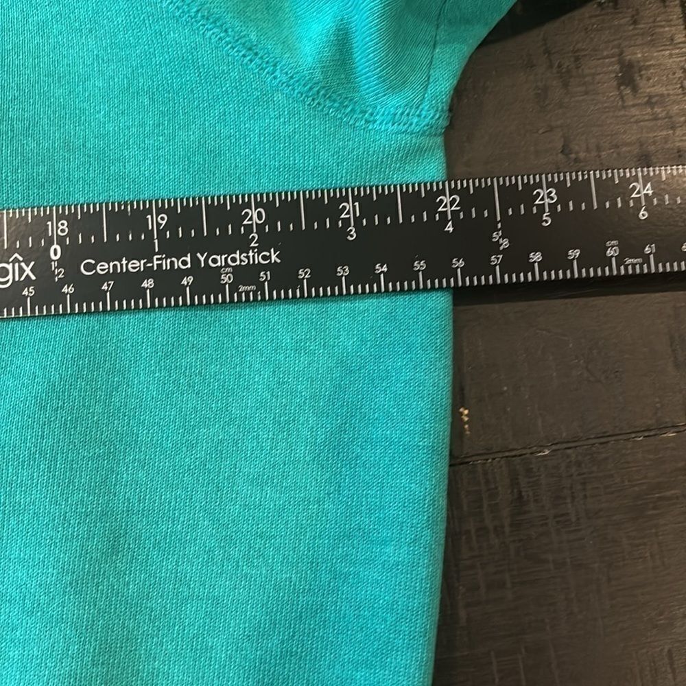 Vintage 1980S METALLIC HORSE Couple SWEATSHIRT Turquoise Hanes Large‌ - Picture 7 of 10